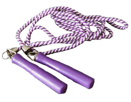 Springseil aus Nylon mit Holzgriff, 280 cm – Hauptansicht