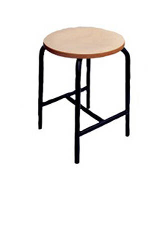 Gymnastikhocker mit H- Strebe, Höhe 55cm – Produktansicht 2