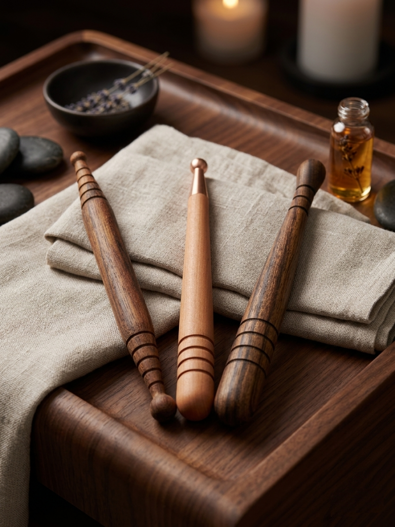 Massagestäbchen mit Kupferköpfchen – Produktansicht 2