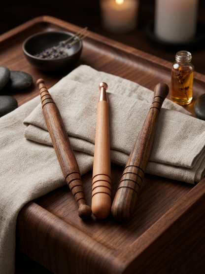 Massagestäbchen mit Kupferköpfchen – Produktansicht 2