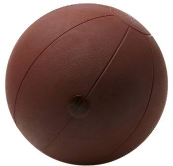 Medizinball braun 28cm Ø, 1,5 Kg mit Glocke – Hauptansicht