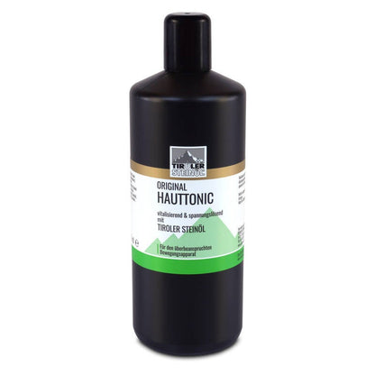 Hauttonic mit Tiroler Steinöl – 1000 ml