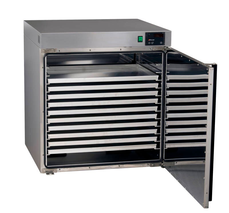 Wärmeschrank HWS 12-6040, mit 10 Aluminiumbleche – Produktansicht 2
