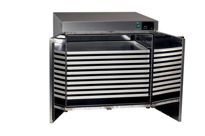 Wärmeschrank HWS 12-7050, mit 10 Aluminiumlochbleche – Produktansicht 2