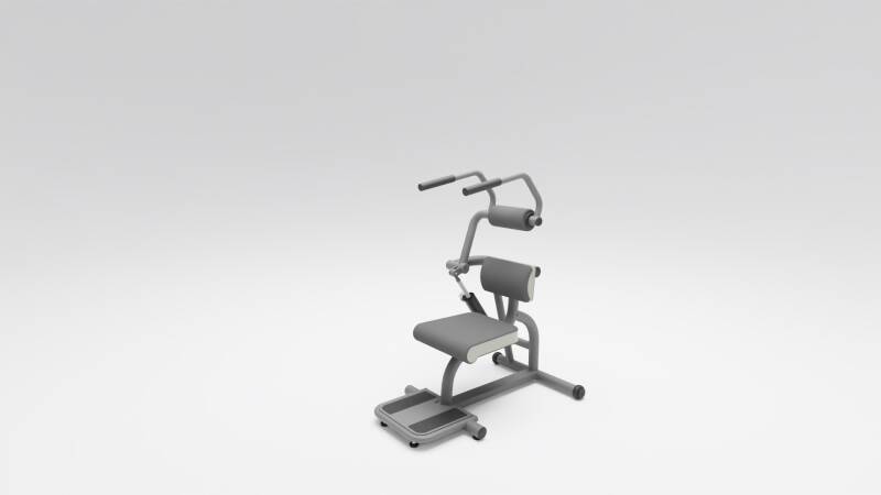 Bauch /-Rückentrainer, Kombigerät, zweifache Krafteinstellung – Produktansicht 2