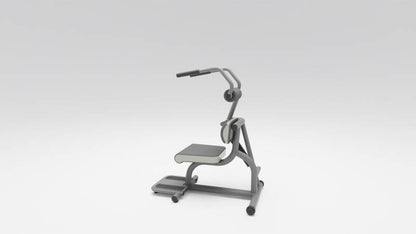 Bauch /-Rückentrainer, Kombigerät, zweifache Krafteinstellung – Produktansicht 3