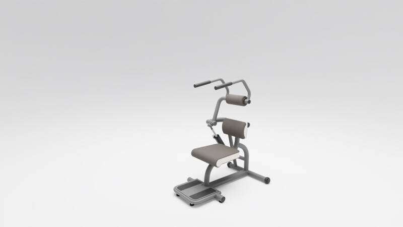 Bauch /-Rückentrainer, Kombigerät, zweifache Krafteinstellung – Produktansicht 5