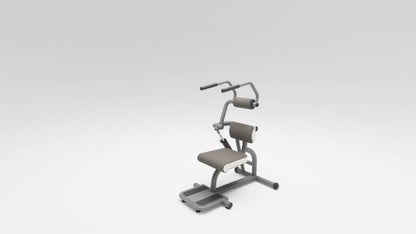 Bauch /-Rückentrainer, Kombigerät, zweifache Krafteinstellung – Produktansicht 5