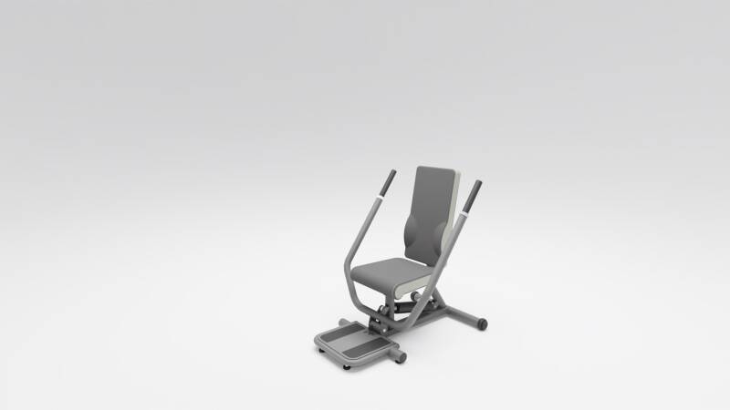 Ruder /-Brusttrainer, Kombigerät, zweifache Krafteinstellung – Produktansicht 2
