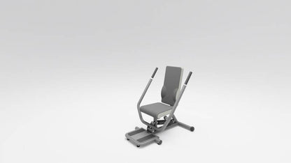 Ruder /-Brusttrainer, Kombigerät, zweifache Krafteinstellung – Produktansicht 2