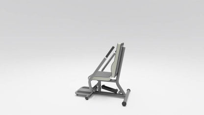 Ruder /-Brusttrainer, Kombigerät, zweifache Krafteinstellung – Produktansicht 3