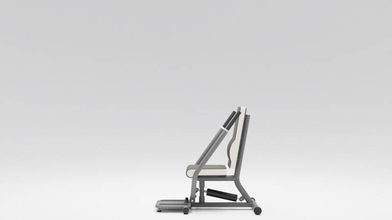 Ruder /-Brusttrainer, Kombigerät, zweifache Krafteinstellung – Produktansicht 4