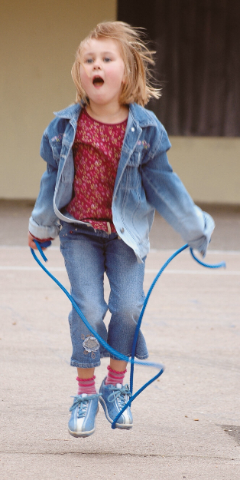 Gymnastikseil Nylon, 300 cm lang – Produktansicht 5