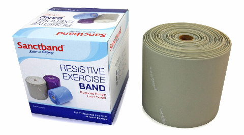 Sanctband Trainings-Band – Grau, 46 m Rolle – Hauptansicht