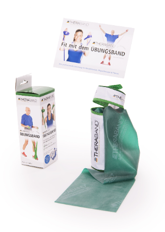 Theraband in RV - Tasche, grün, (2,5 m) – Hauptansicht
