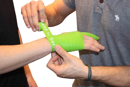 Flossband Level 1, leicht, grün – Produktansicht 3