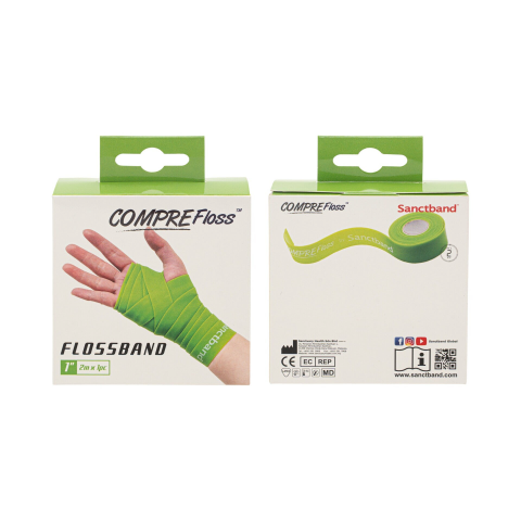 Flossband Level 1, leicht, grün – Produktansicht 4