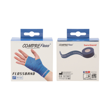 Flossband Level 2, mittel, blau – Produktansicht 2