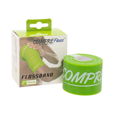 Flossband Level 1, leicht, grün, Standard – Hauptansicht