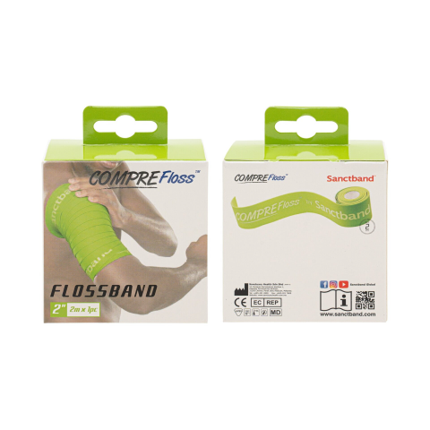 Flossband Level 1, leicht, grün, Standard – Produktansicht 2