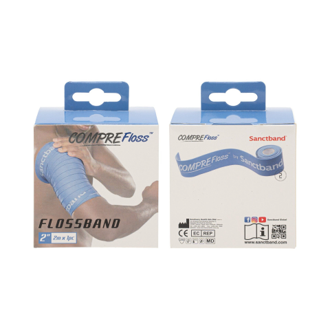 Flossband Level 2, mittel, blau, Standard – Produktansicht 3