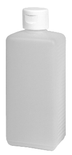Dosierflasche 250ml, mit Klappdeckel (verschließbar) – Hauptansicht