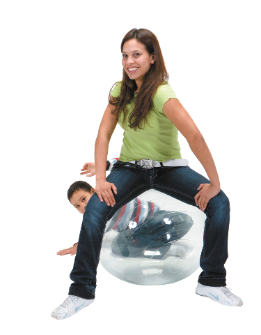 Optiball 65cm, transparent, im Karton – 65cm – Produktansicht 2