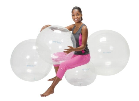 Optiball 65cm, transparent, im Karton – 65cm – Hauptansicht
